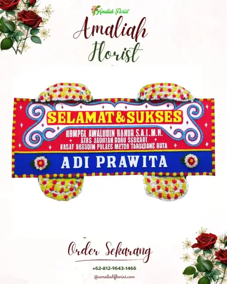 Papan Bunga Ucapan Selamat Kramat Pela